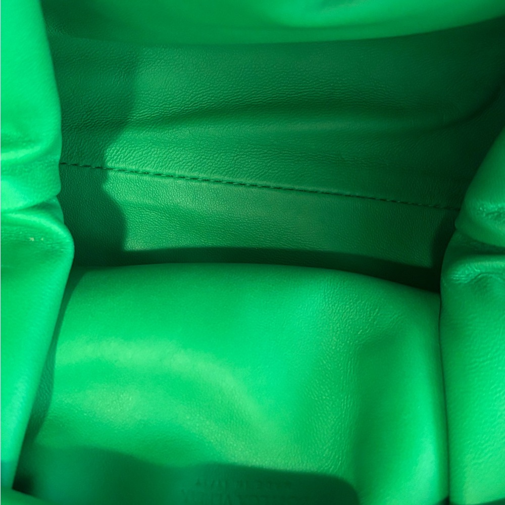 Authentic Bottega Veneta Intrecciato mini pouch clutch parakeet - Picture 3 of 10